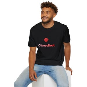 Clawdbot AI Agent T-Shirt – Minimalist Tech Logo, Developer Tee