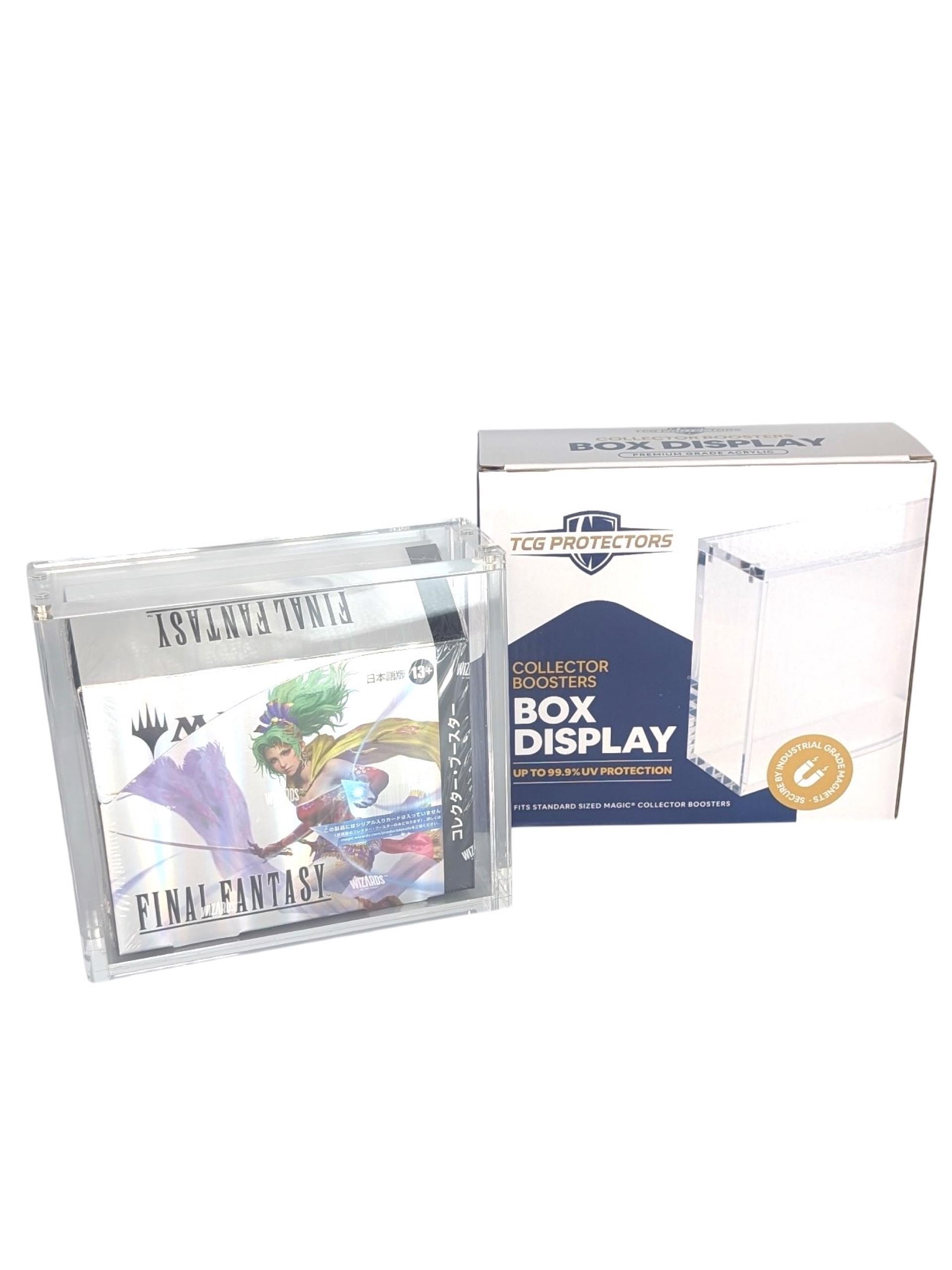 Pokemon Booster Box Acrylic Case XDEFENCE Booster Pack Clear Magnetic  Acrylic Card Holder  Fits Pokemon Yugioh MTG DBZ, UV Protection