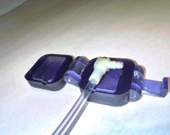 SMOKE! G-Tube Extension Protector Case | Resin Feeding Tube Accessory Storage (Snap Close)