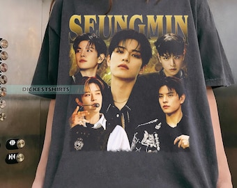 Seungmin Graphic Shirt, Stray Kids Kpop Merch, Comfort Colors Tee