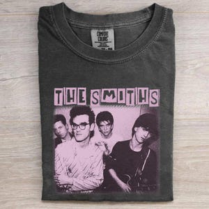Camiseta The Smiths Vintage Comfort Colors, camiseta retro para fans de bandas de música, regalo para ella.