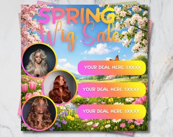 Spring Break Booking Flyer, Spring Booking Flyer, Spring Break Sale Flyer, Spring Special Flyer, Hair Lashes Nail Makeup Braids Flyer, Canva