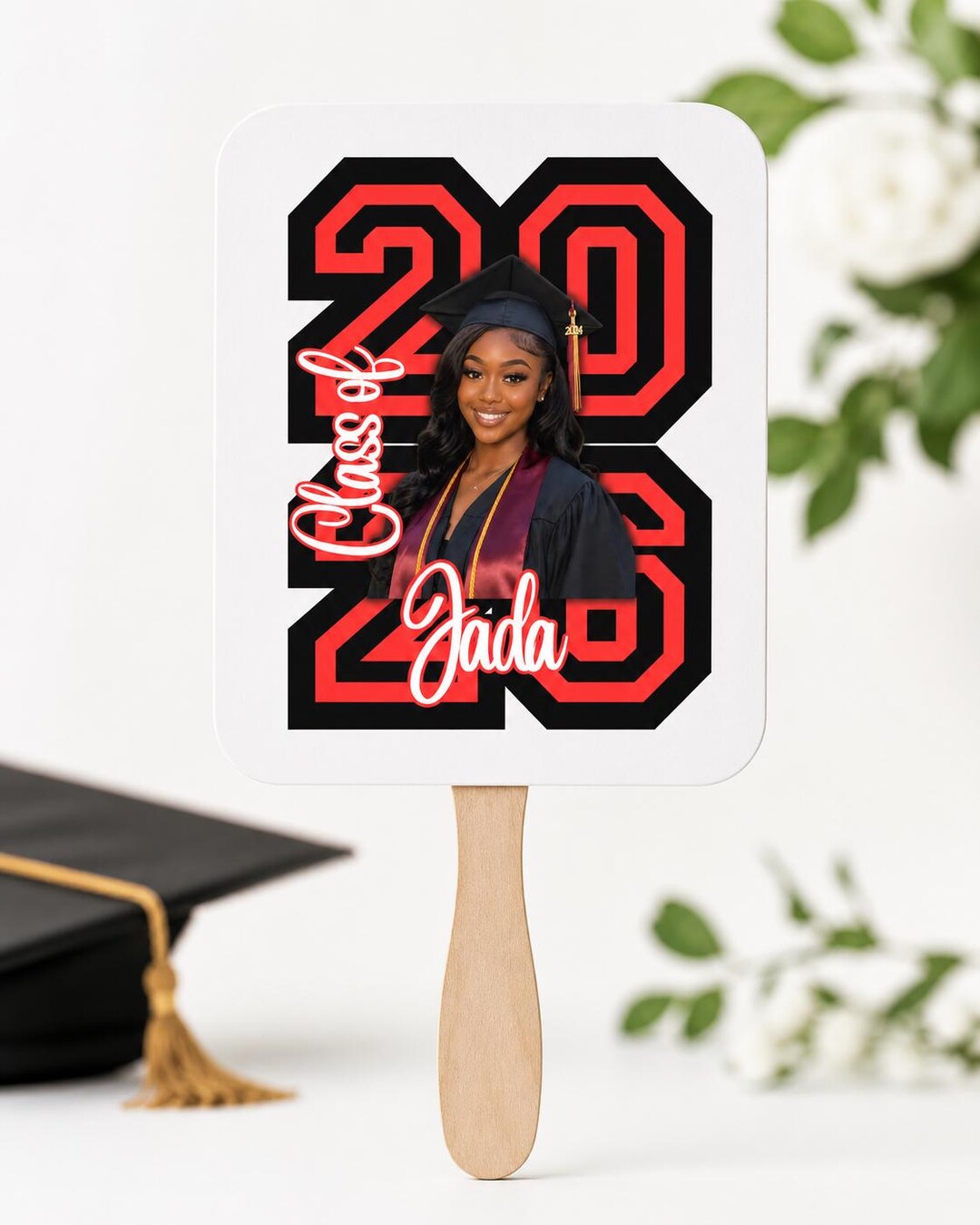 Custom Graduation Fan With Photo - Etsy