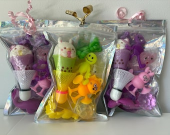 Pre-Filled 9 Item Fidget Pack Party Favor Goody Bags Birthday Handouts Kids Tween Teens Seniors Stretch it, Squish it, Pop it +Lots More