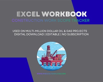 Construction Work Scope Tracker | Job Tracker