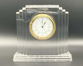 WATERFORD Crystal Metropolitan Clock Large Waterford Crystal Clock Waterford Clock Mantle Clock Home Decor Gift Idea
