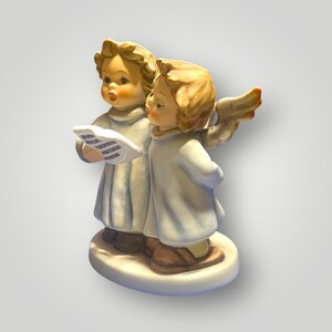 Figurine Goebel Anges Qui Chantent – Céramique Angélique Fait Main, Décoration Intérieure