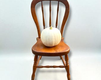 ヴィンテージ木製折りたたみ椅子（2脚セット）：素朴な農家風