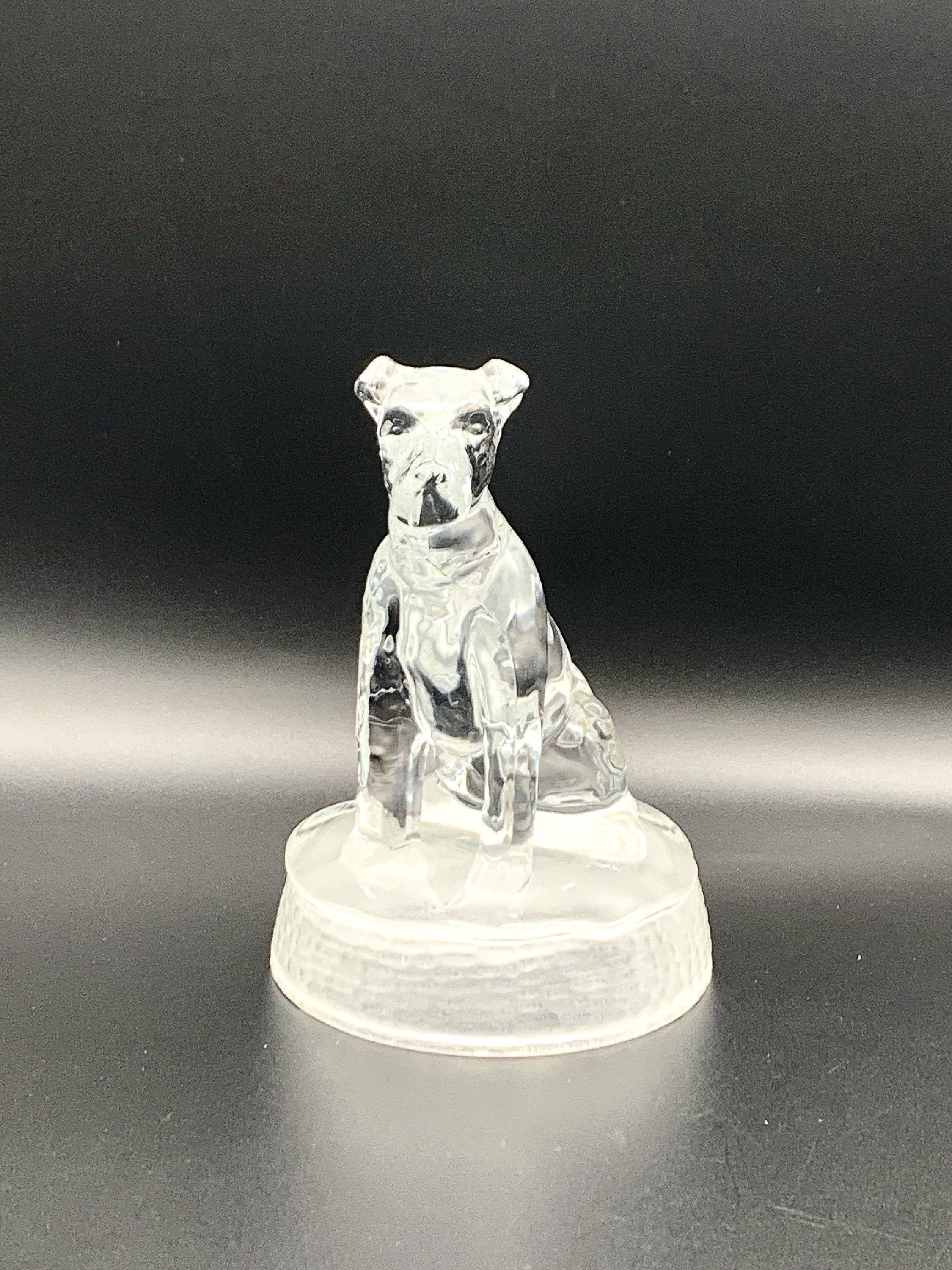 Cristal D'arque Dog Figurine 