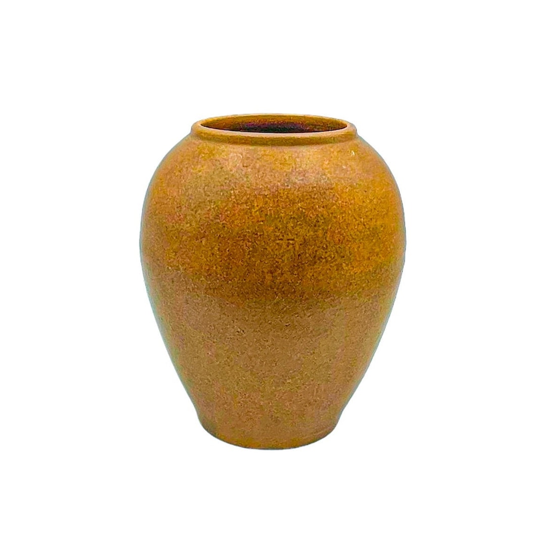 Vintage Brown Clay Ceramic Vase / Hand Thrown Pottery / Home & Living