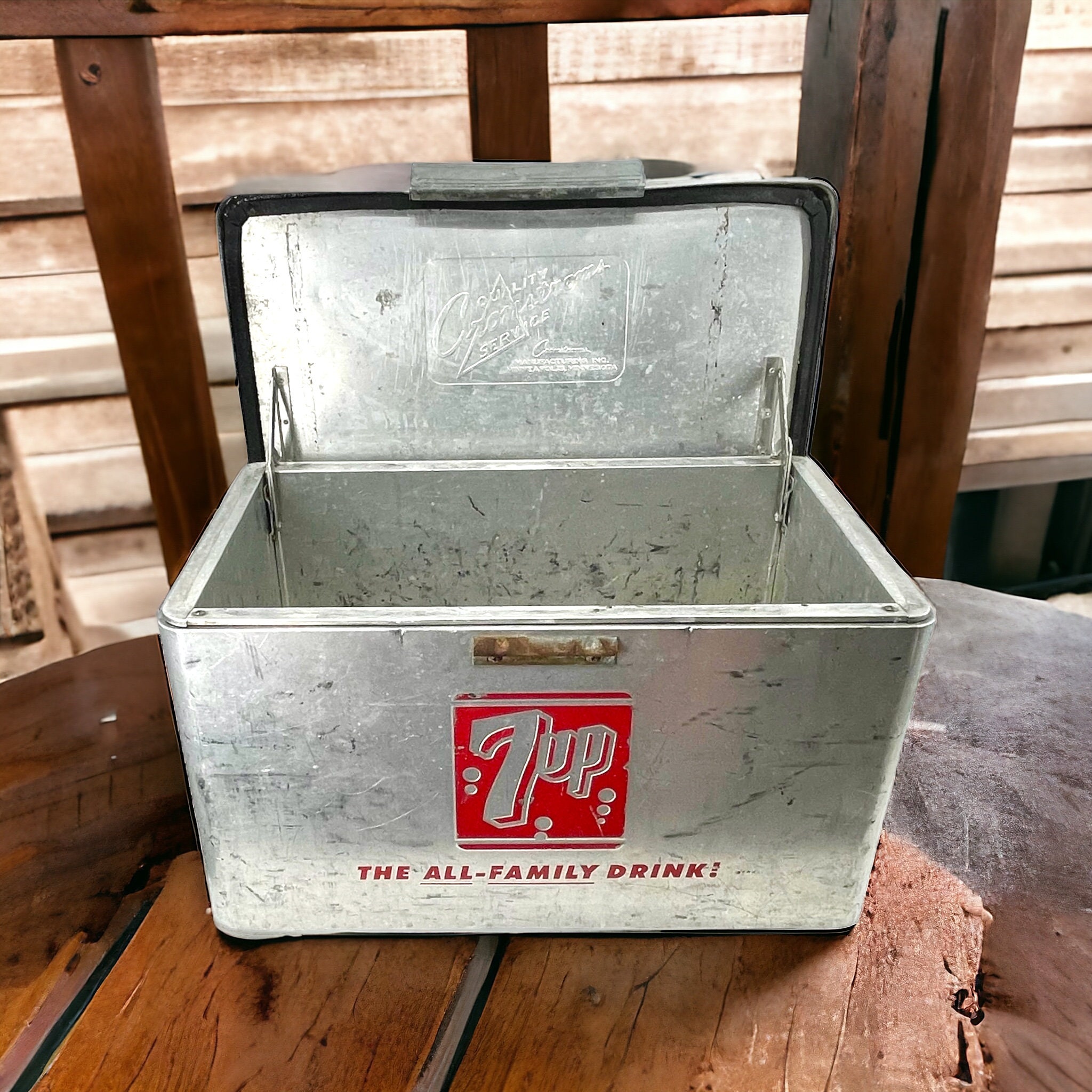 Vintage Metal Cooler - Etsy