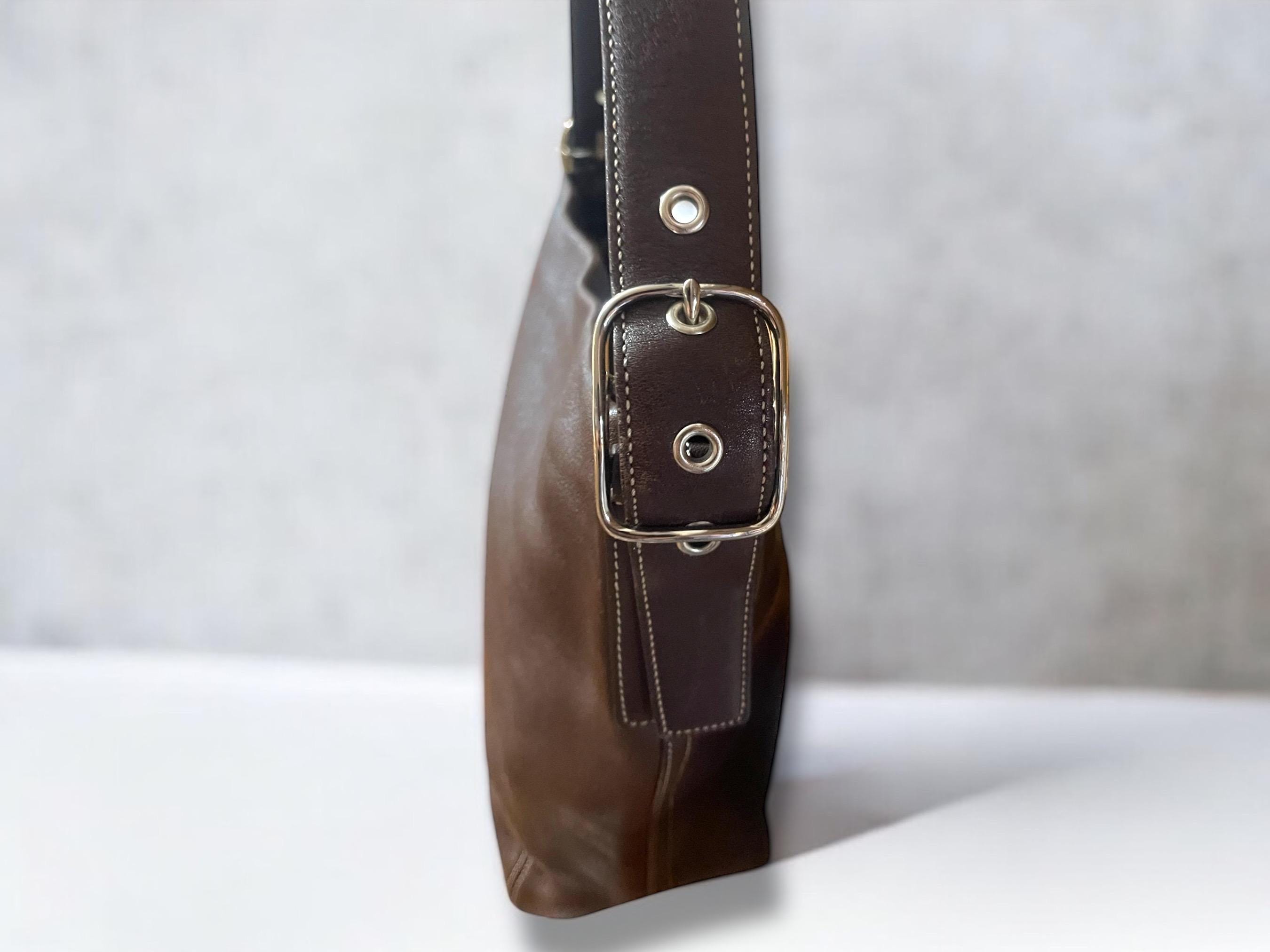 Vintage Coach Legacy Soho Bucket Bag: Dark Brown Leather Purse - Etsy