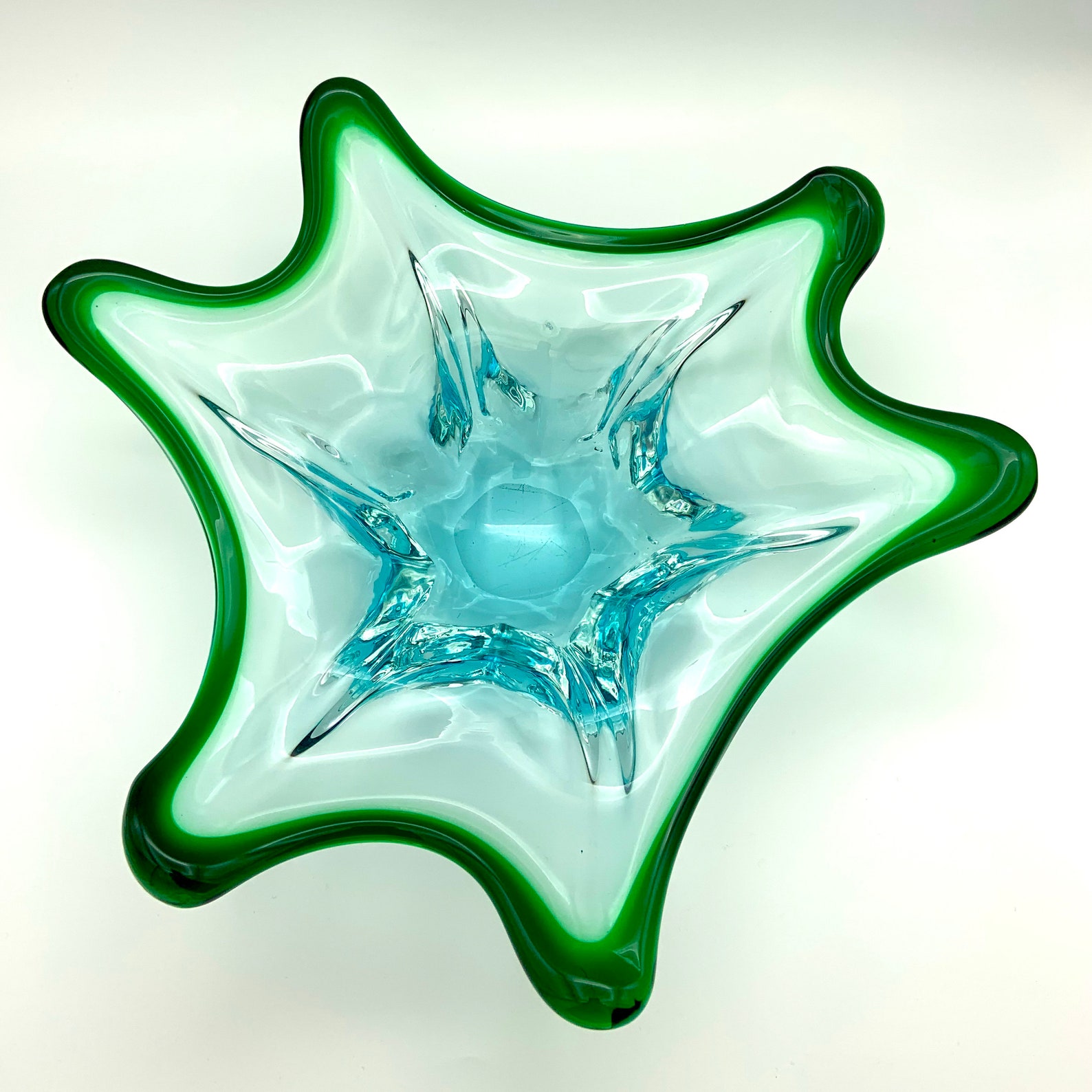 1950's Italian Murano Art Glass 6 Pointed Starfish Bowl in Etsy