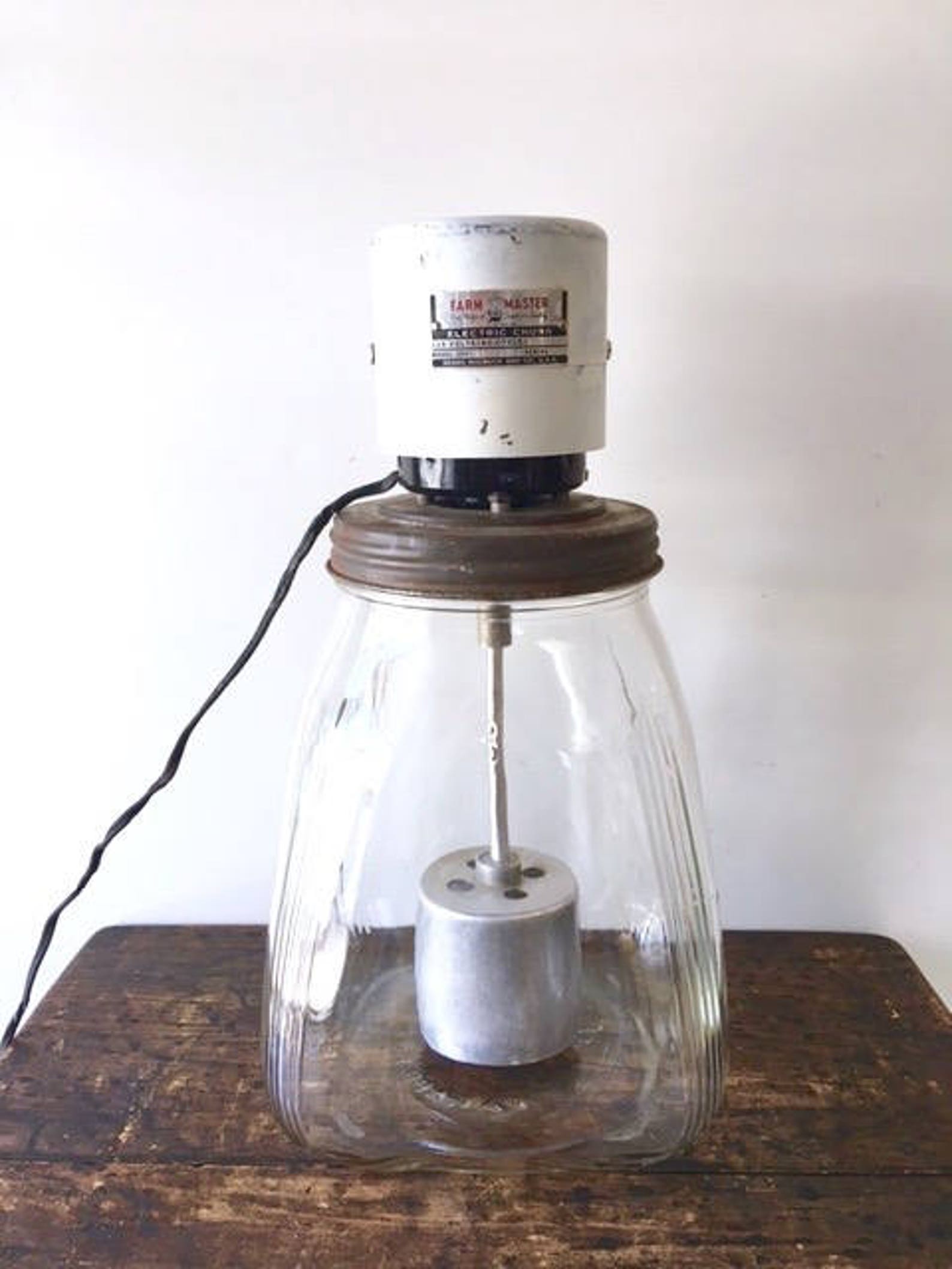 SALE Vintage Butter Churn Farm Master Electric Churn Etsy