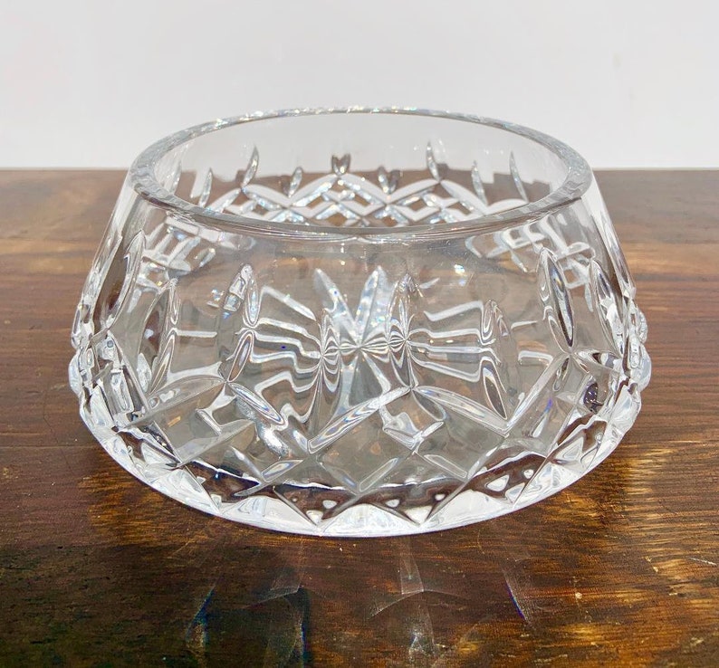 WATERFORD Crystal Bowl Lismore Pattern 7 Inch / Waterford Bowl Etsy