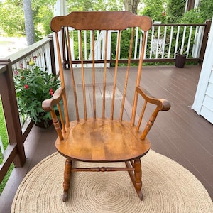 S. Bent & Bros ロッキングチェア アメリカ S. Bent & Bros. Vintage Maple Rocking Chair | eBay