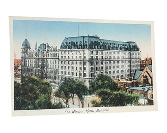 Antique Windsor Hotel Montreal Postcard, International Fine Art Co. No. 827, Unused Divided Back, c. 1907–1914 Quebec Canada