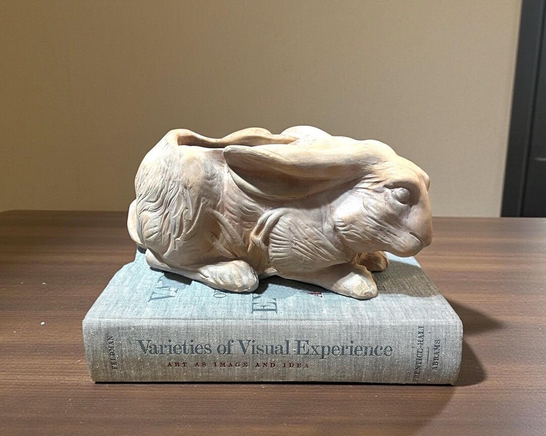 Vintage Italian Terra Cotta Rabbit Planter | Made in Italy Bunny Pot ...