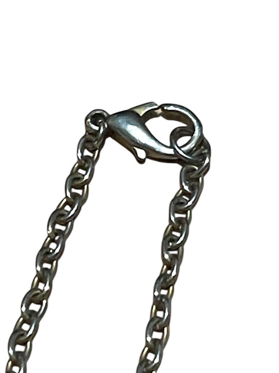 Vintage Beaded Necklace: Ceramic Butterfly Pendan… - image 8