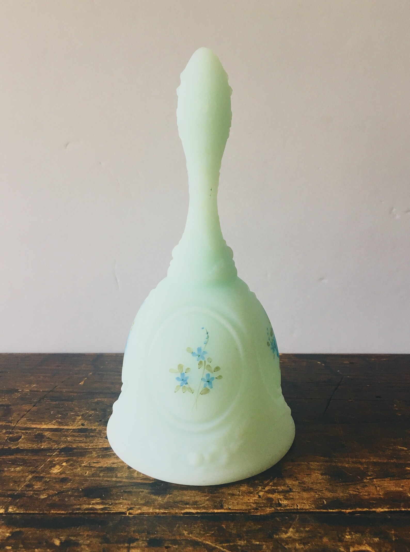 Vintage Fenton Bell / Fenton Satin Finish Bell with Etsy