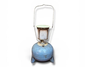 Rare Vintage Primus Lantern with Suprax Glass – Rustic Swedish Camping Lantern 1960’s