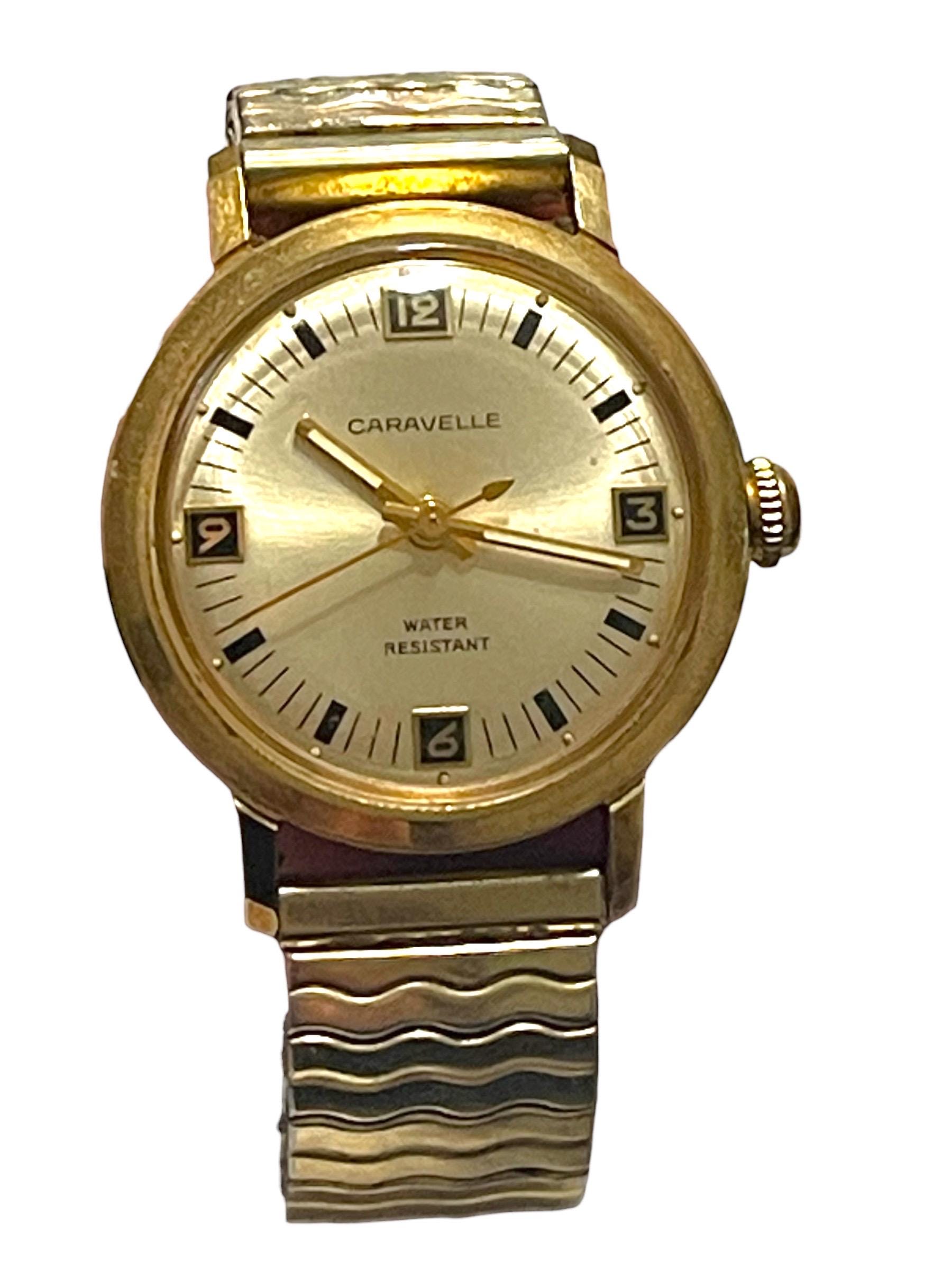 Vintage Caravelle by Bulova Swiss Made Watch | Stainless Steel