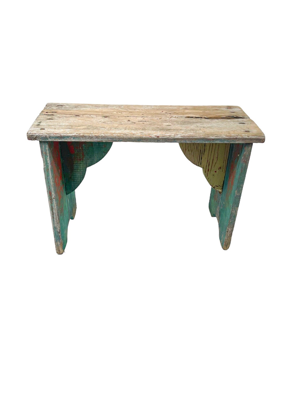 Antique Shabby Chic Step Stool / Shelf / Bookstand / Plant Stand ...