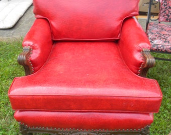 red chair etsy