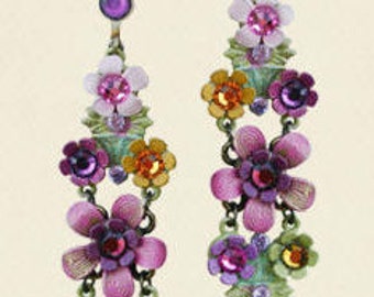 Orly Zeelon The Garden Galaxy Dangle Earrings - Long Earrings - Summer Jewelry - Bead Jewelry