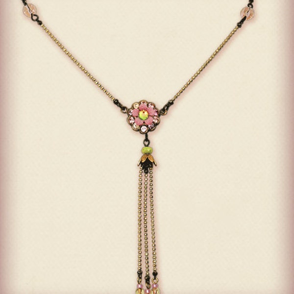 Orly Zeelon Jewelry - The Lucky Charm Necklace Embedded With Crystals