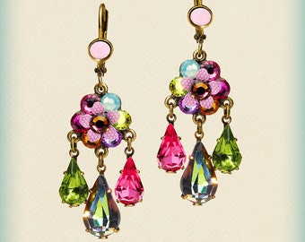 The Sea and Sun Chandelier earrings- 200109-4416 Orly Zeelon