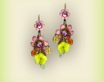 The floral globe earrings 207805-4416 Orly Zeelon