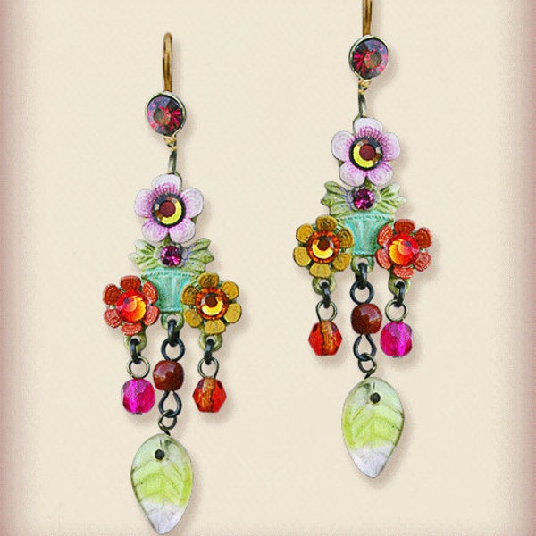 Oorbellen kroonluchter Saint Tropez - 206904-4320 Orly Zeelon Messy Coquette