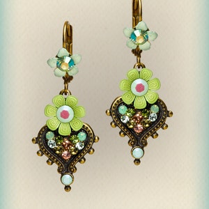 Orly Zeelon The Filigree Stone Earrings 208020-1202 image 2