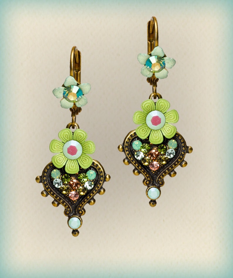 Orly Zeelon The Filigree Stone Earrings 208020-1202 image 2