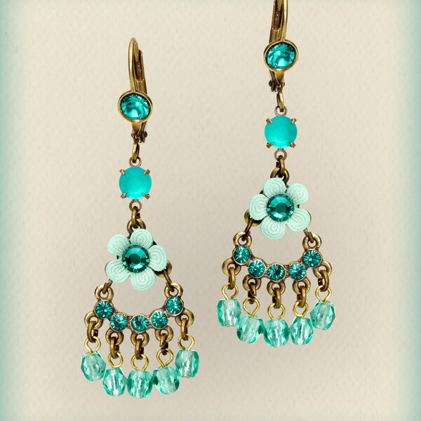 Orly Zeelon Jewelry - Floral Small Chandelier Earring