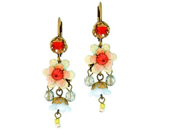 The floral globe earrings 207805-3809 Orly Zeelon