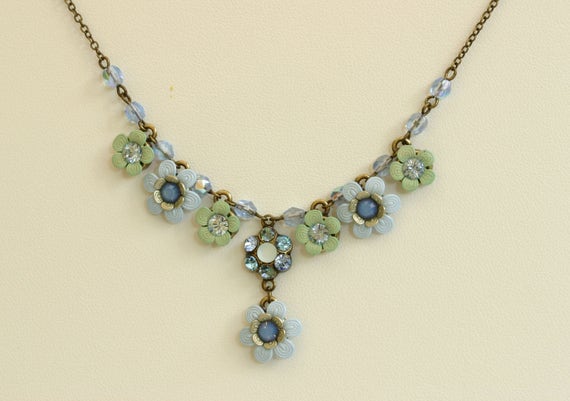 Chunky Necklace Orli Necklaces Turquoise Green BEACH