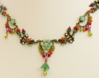 Bridgerton style ORLY ZEELON The Swag Festoon Necklace