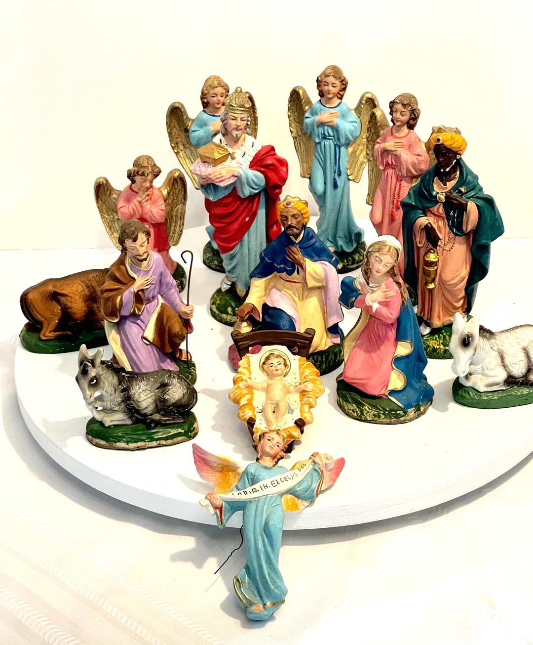 Vintage Christmas Nativity Set: Jesus Mary & Joseph Figurine Set - Etsy