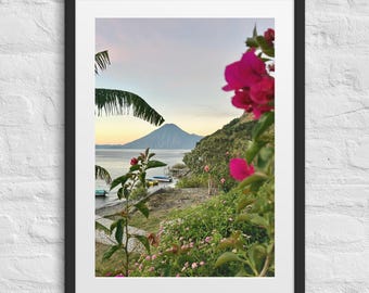Lake Atitlán Guatemala Photography Print | Framed Landscape Wall Art | Travel Nature Photograph