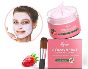 Strawberry Exfolialianting Clay Mask