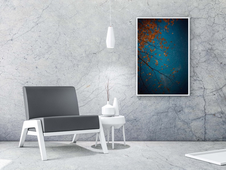 Navy Blue Wall Art Navy Wall Art Dark Blue Wall Art Navy Etsy