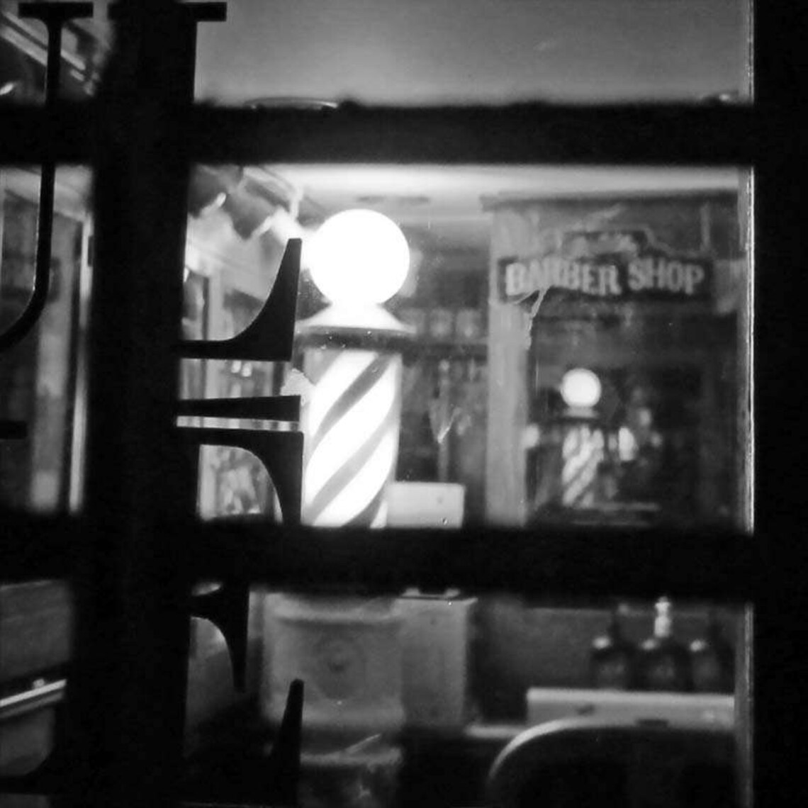 Black and White Barber Shop Art Barber Shop Decor Mens Etsy