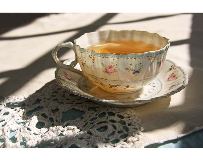 Tea Wall Art Tea Cup Wall Art Tea Wall Decor 7x5 Tea Cup Etsy