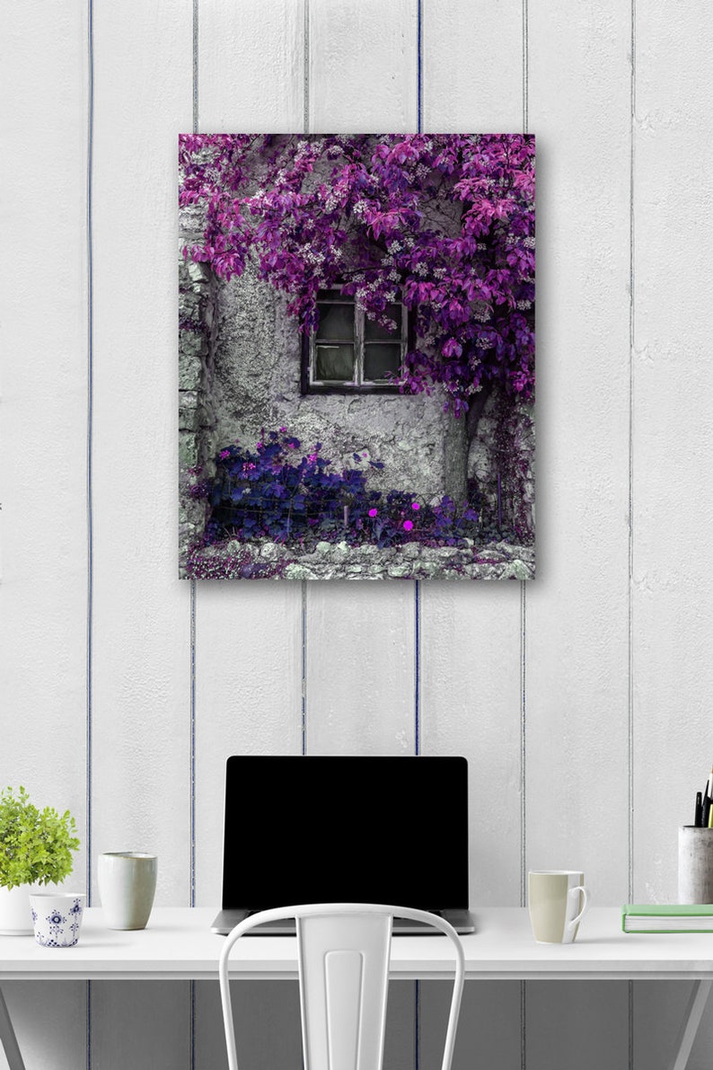 Purple Wall Art Bright Purple Art Purple and Pink Wall Art Etsy UK