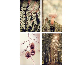 Nature wall art, 4x6, Gallery Wall Set, Nature Photography, Set of four photos