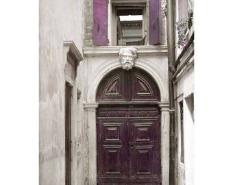 Venice wall art, 8x12, plum wall art, purple wall art, dark purple wall art, dark plum, wall art, Venice prints, Venice architecture