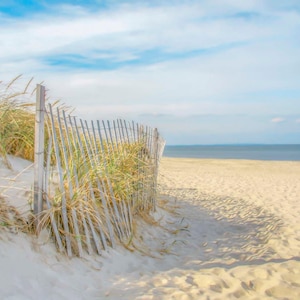 seascape, Cape Cod Wall Art, beach canvas, coastal art, beige and blue, beach house art print, Sandy Neck Beach, Cape Cod photo