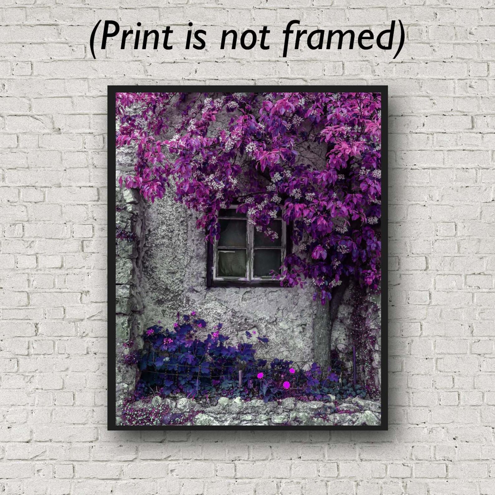 Purple Wall Art Bright Purple Art Purple and Pink Wall Art Etsy